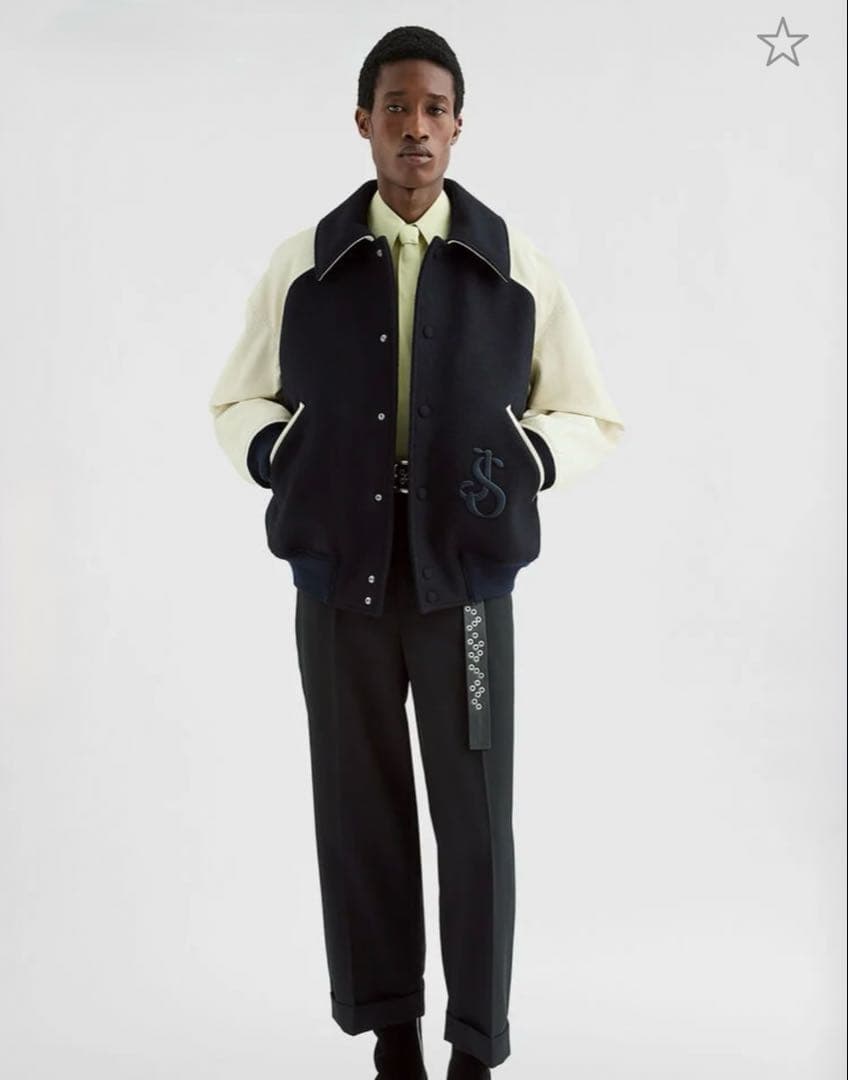 【25AW現行品】ジルサンダー カシミアブレンド ブルゾン 46