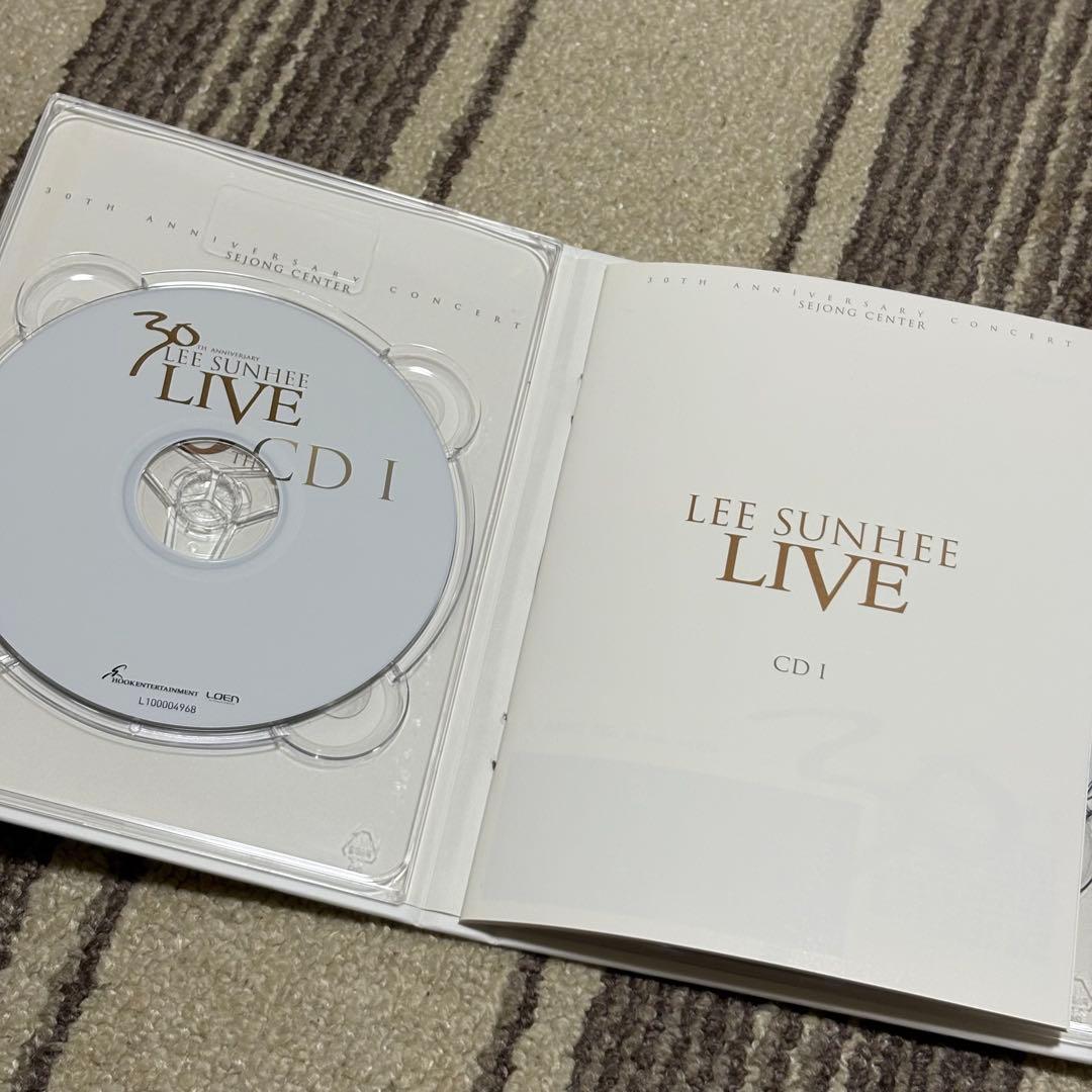 【廃盤/レア】イ・ソニ　30周年　LIVE CD LEE SUNHEE 30th