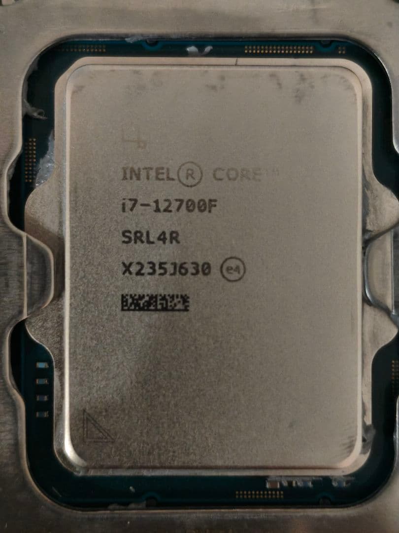 intel core i7 12700f マザーボードセット