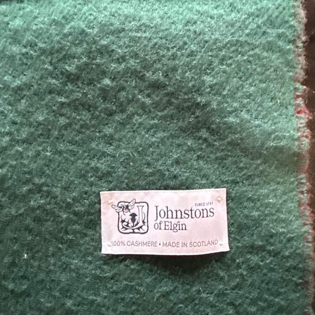 Johnstons of Elgin カシミヤマフラー