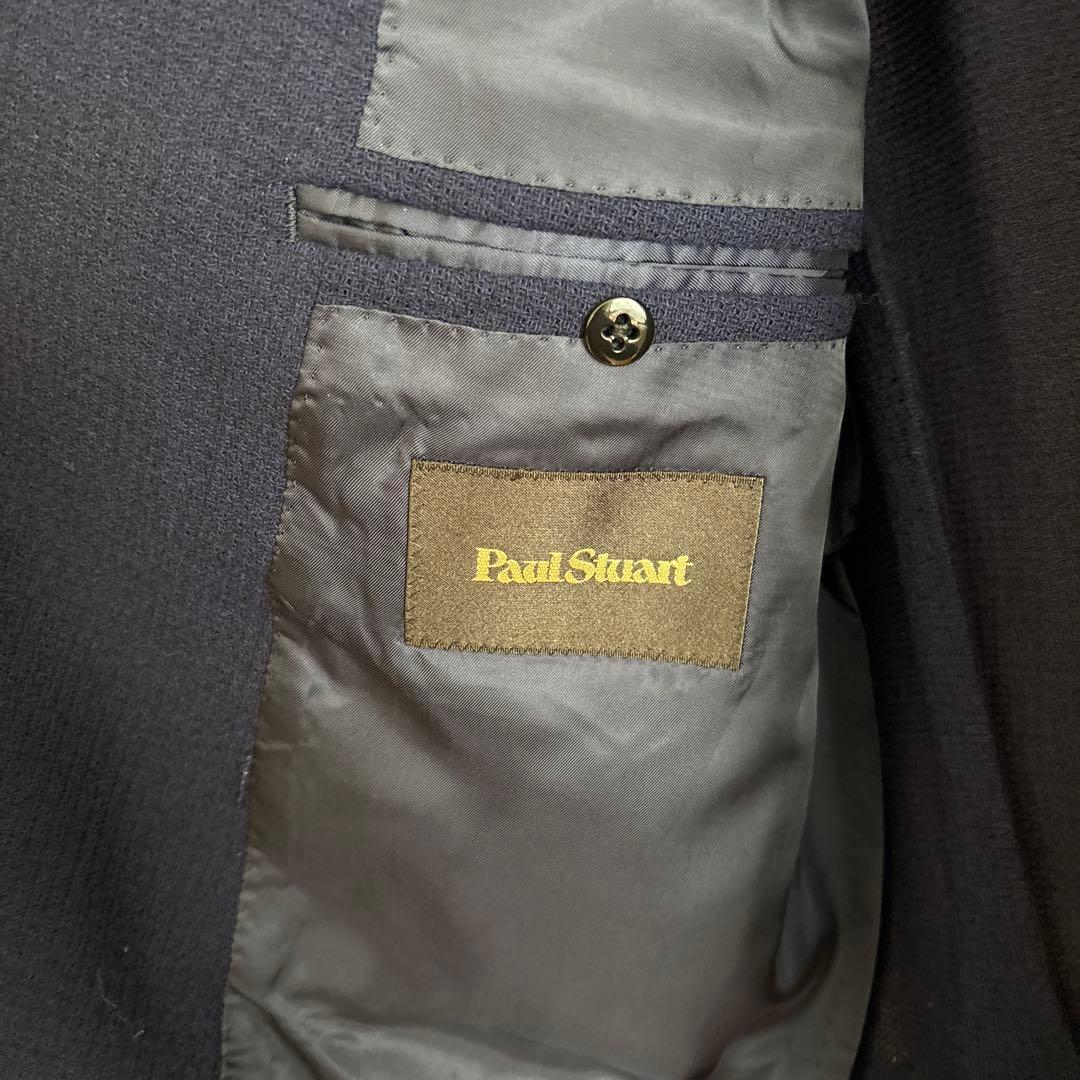 サイズ48 Paul Stuart ネイビー ダブルブレストジャケット