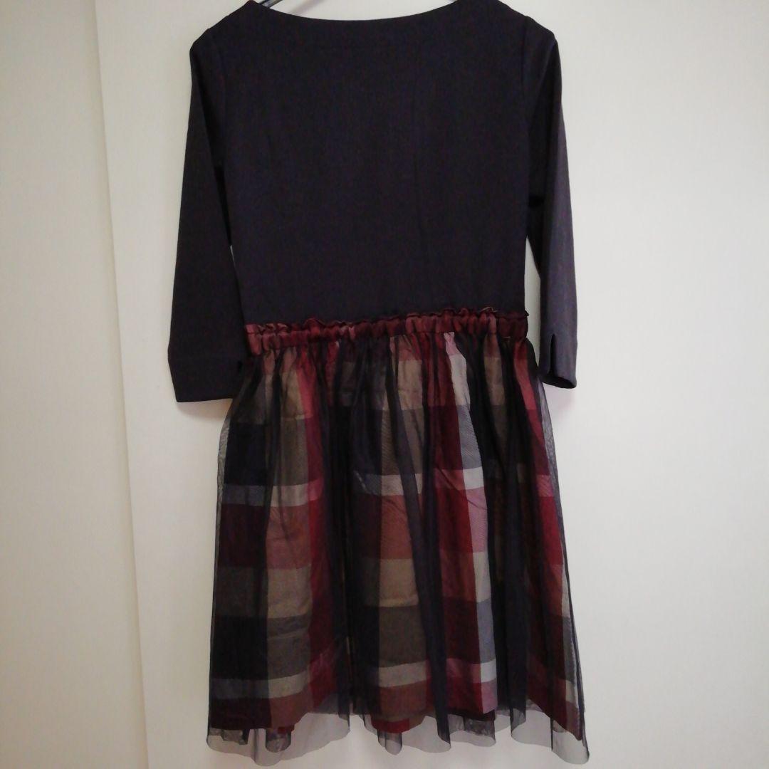 #ブルーレーベル#クレストブリッジ#ワンピース#ドレス#ドッキング#チュール#M