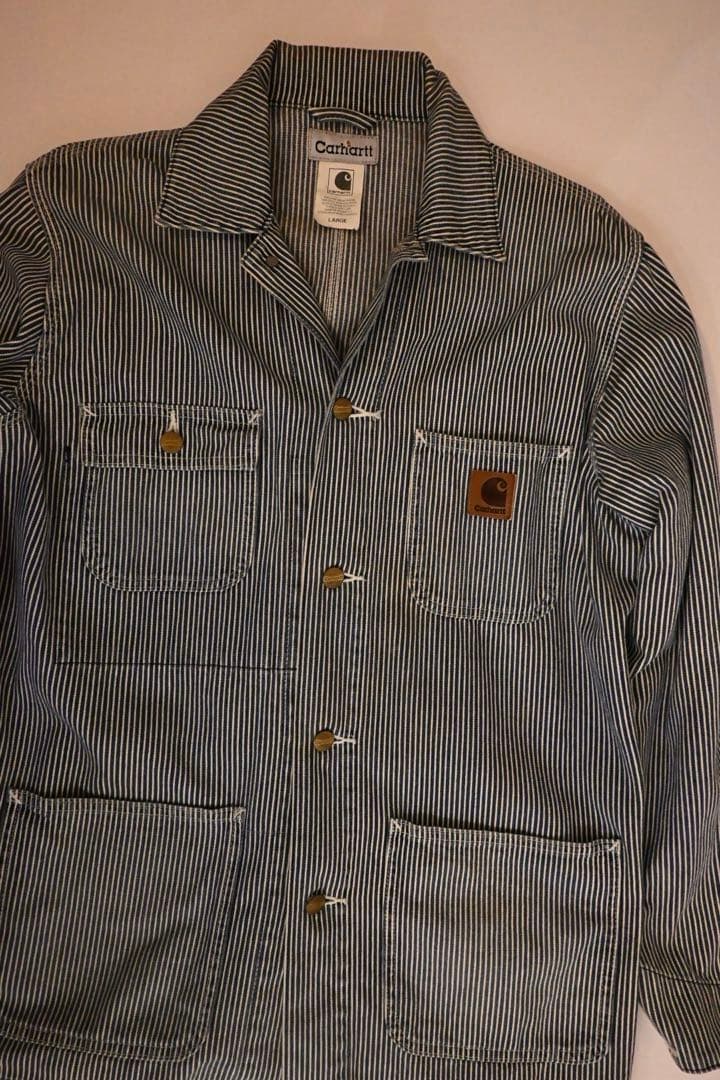 Carhartt ストライプカバーオール