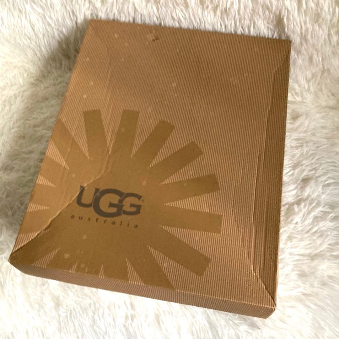 ＊Ｕ＊ UGG ムートンブーツ　ボア　ファー　保存箱付き　23cm