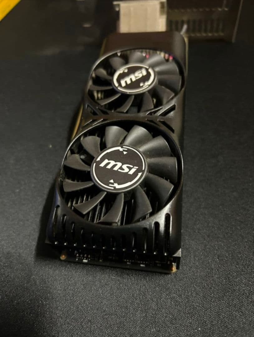 MSI GTX1050 Ti 4GB LP デュアルファン グラボ 中古品