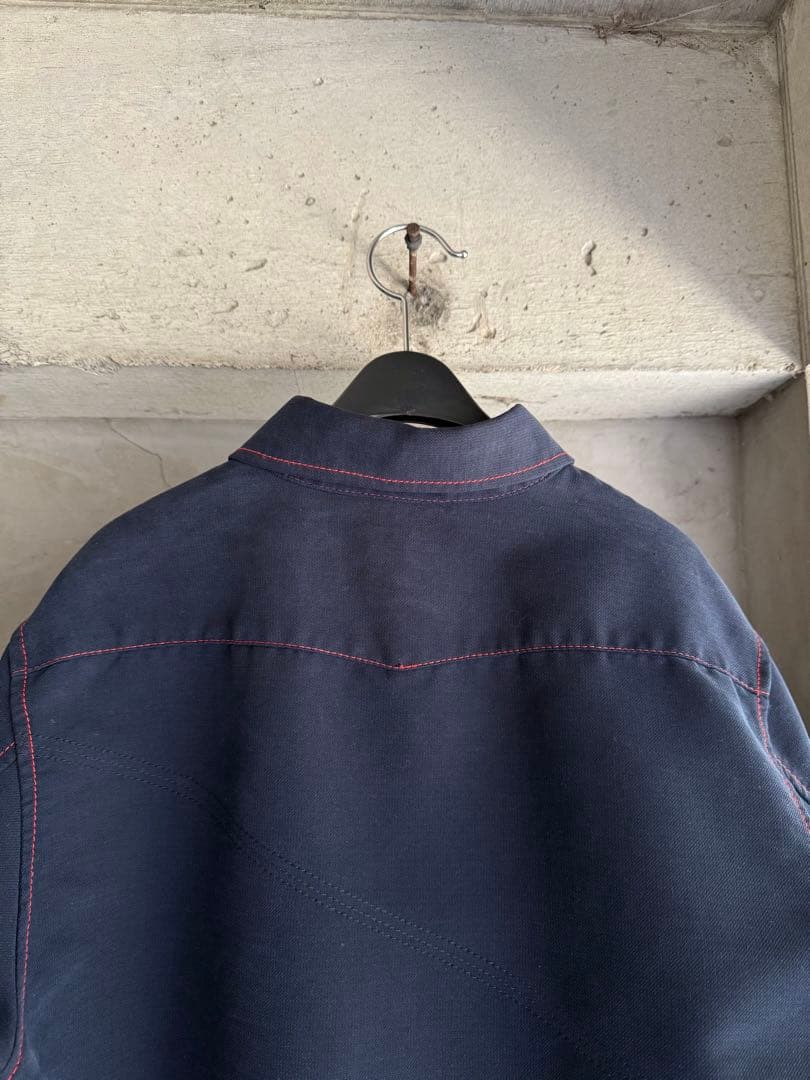 ジャケット・アウター 00's ARMANI JEANS Dark Navy Shirt Jacket
