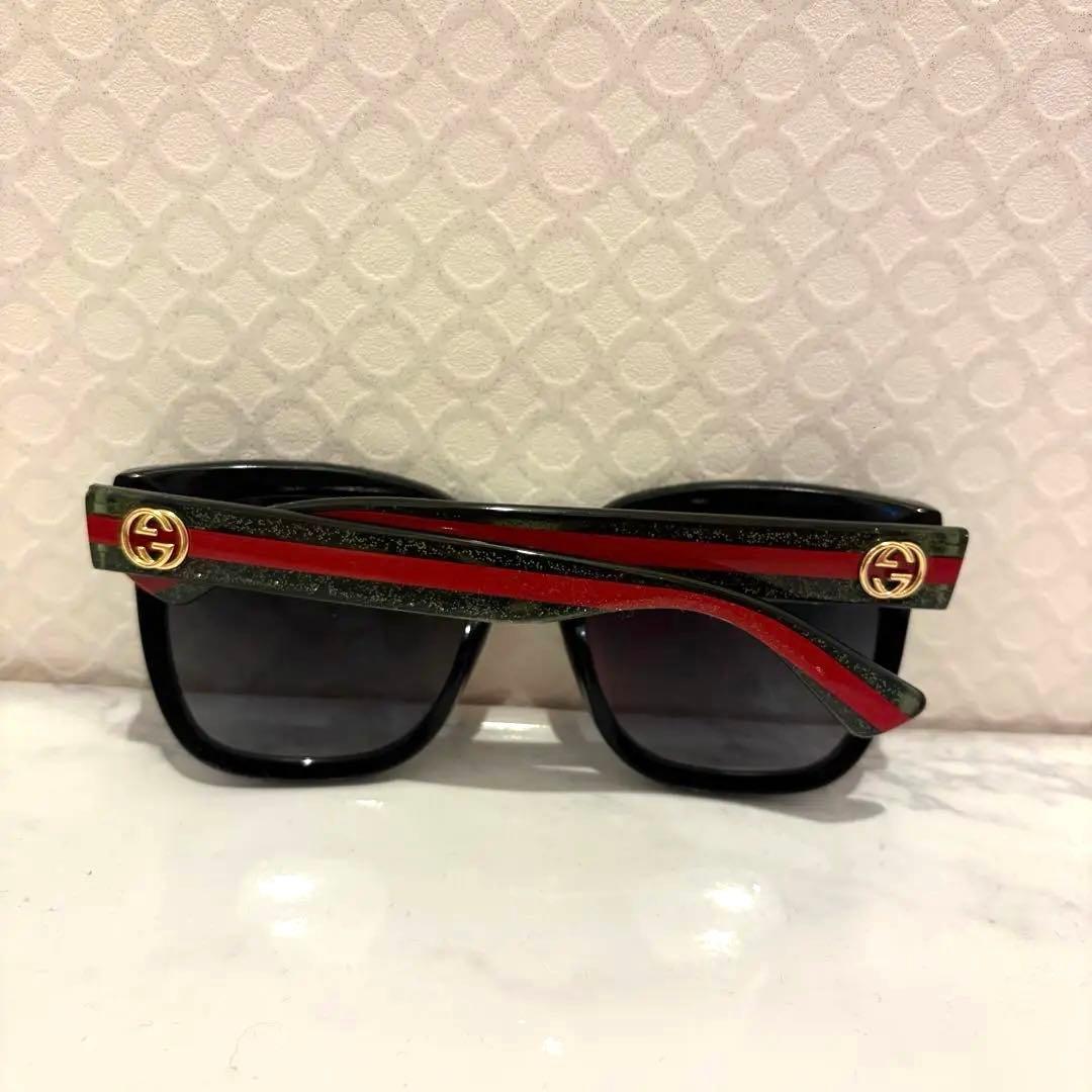 Gucci サングラス グッチ　ミケーレ　ストライプ　ラメ　キラキラ