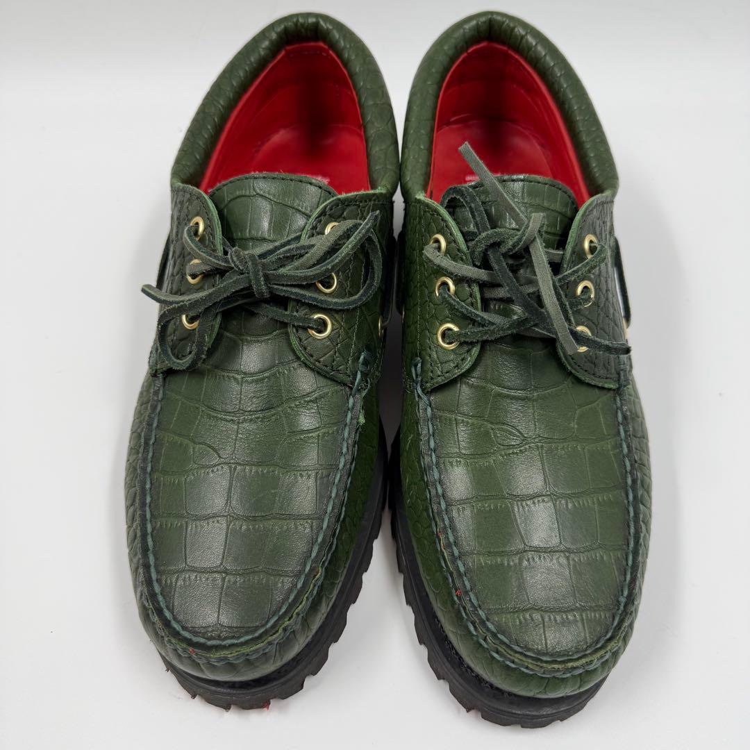 Timberland×supreme スリーアイクラシックラグ 27.5 クロコ