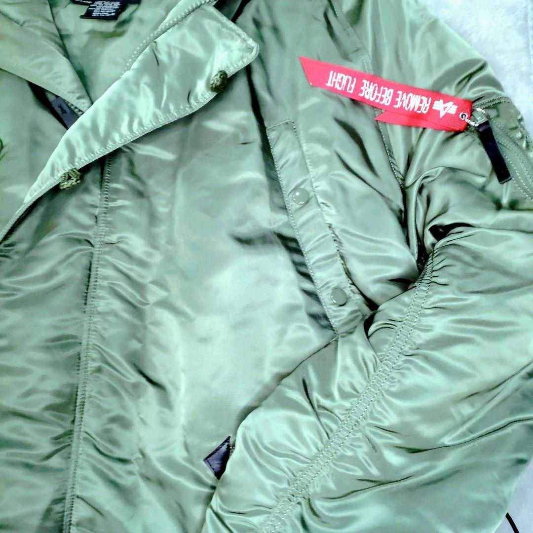 ALPHA N-3B パーカー 4XL セージグリーン 美品