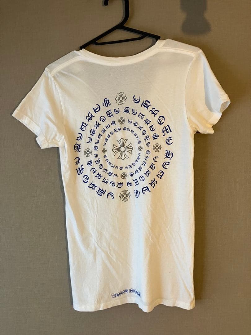 Chrome Hearts VネックTシャツ XS ホワイト