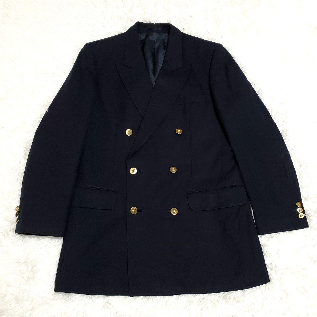 Aquascutum　テーラードジャケット　紺ブレ　ダブル　　やすすすす様