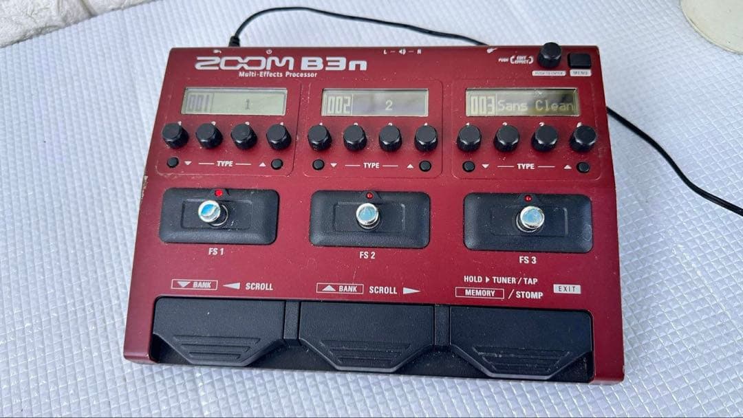 ume(タバコ☓→お知らせください) ZOOM B3n マルチエフェクター
