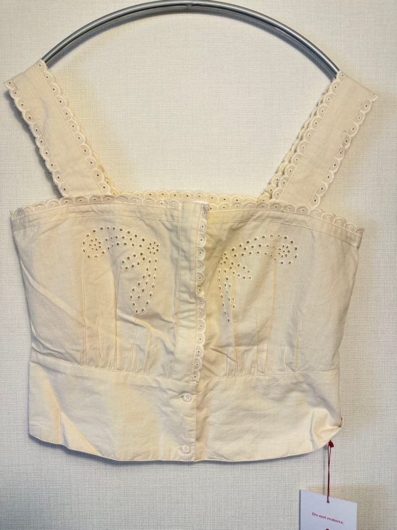 【新品タグ付き】Rouje ルージュ コットン刺繍トップス パリ購入
