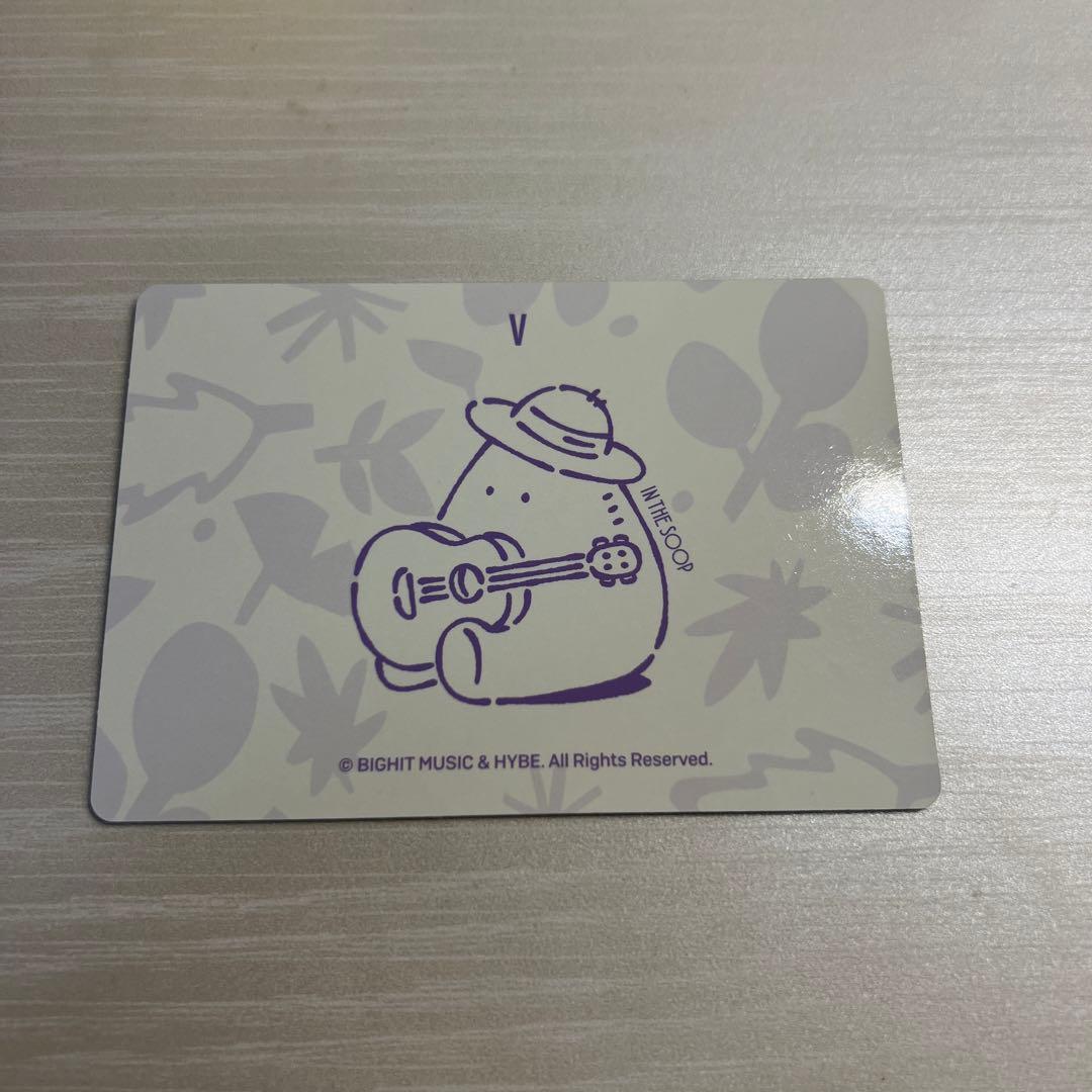 bts in the soop 平昌　宿泊　フォトカード　テヒョン