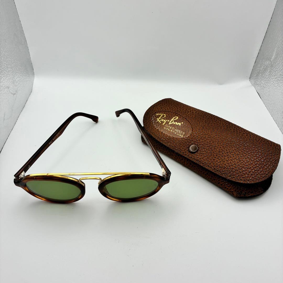 Ray-Ban レイバン　B&L社製　ヴィンテージサングラス　べっ甲　ゴールド