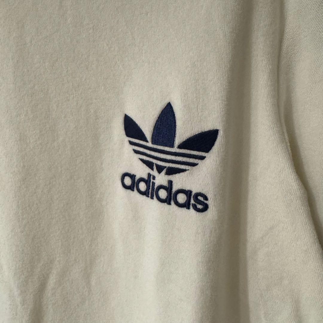 【未使用級】adidas パジャマ　セットアップ　コットン　リンガー　極美品
