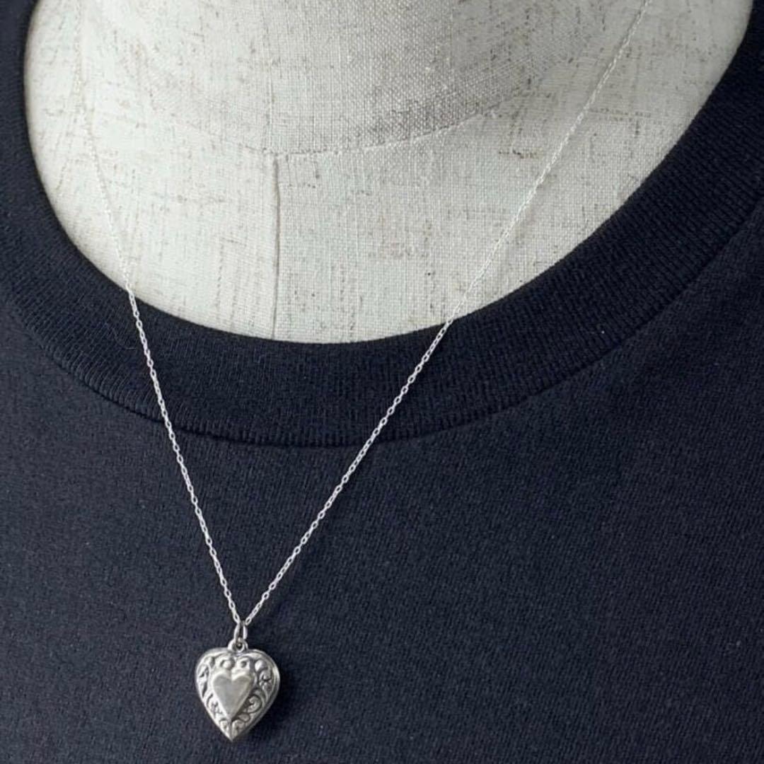 スウィートハートジュエリーSWIRL シルバー ヴィンテージ ネックレスNAVY