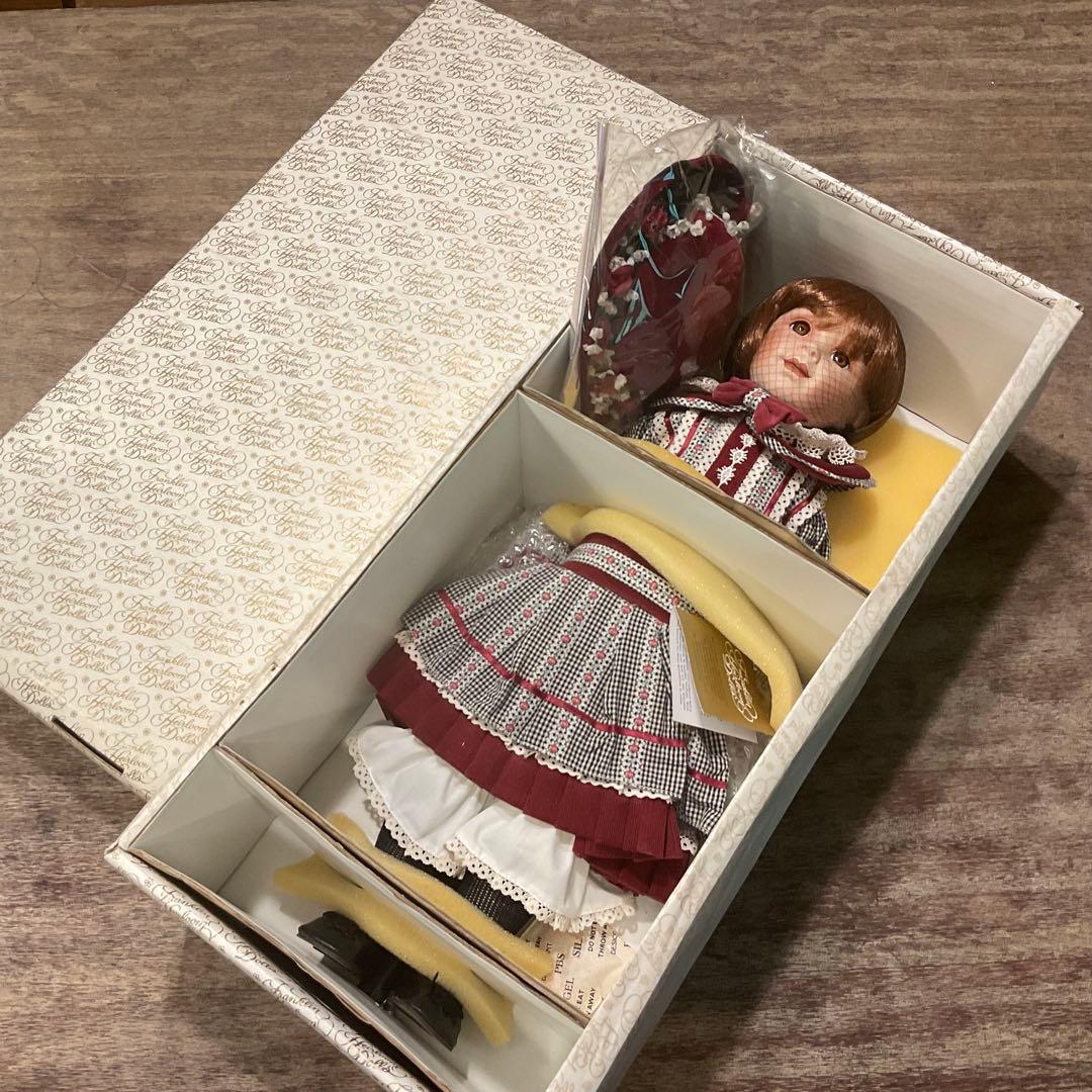 未使用 保管品！フランクリンミント コカコーラ ビスクドール アンティーク