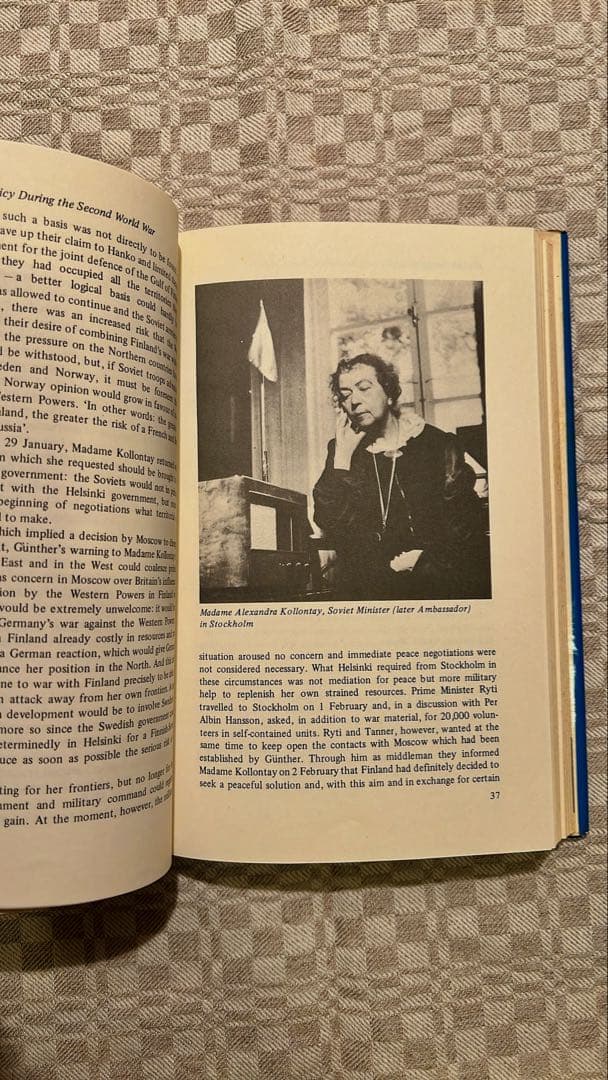 【希少・学術書】第二次世界大戦中のスウェーデン外交政策（英語）★現地購入