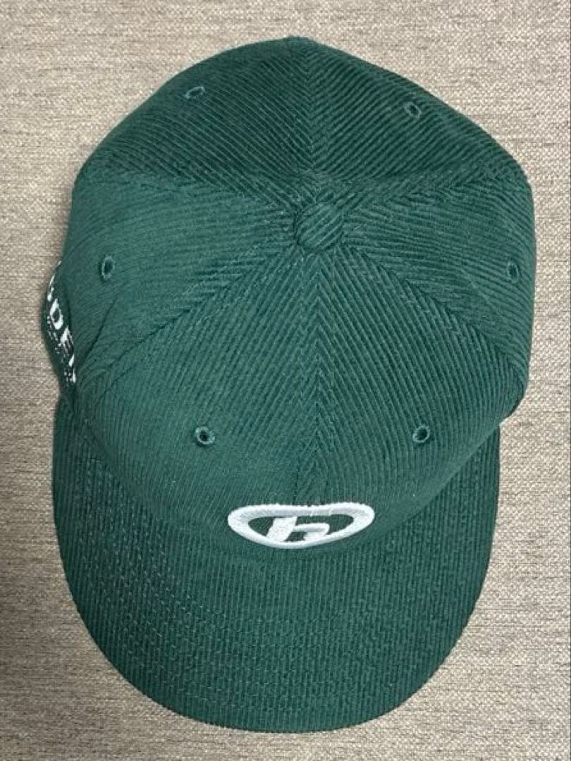 ニューエラ　ヒドゥン　別注　コラボ ベースボールキャップ　グリーン　コーデュロイ