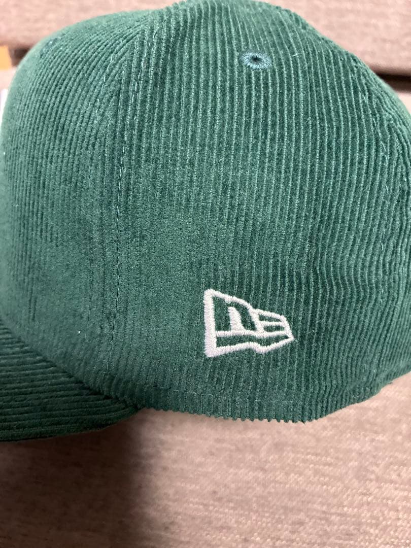 ニューエラ　ヒドゥン　別注　コラボ ベースボールキャップ　グリーン　コーデュロイ