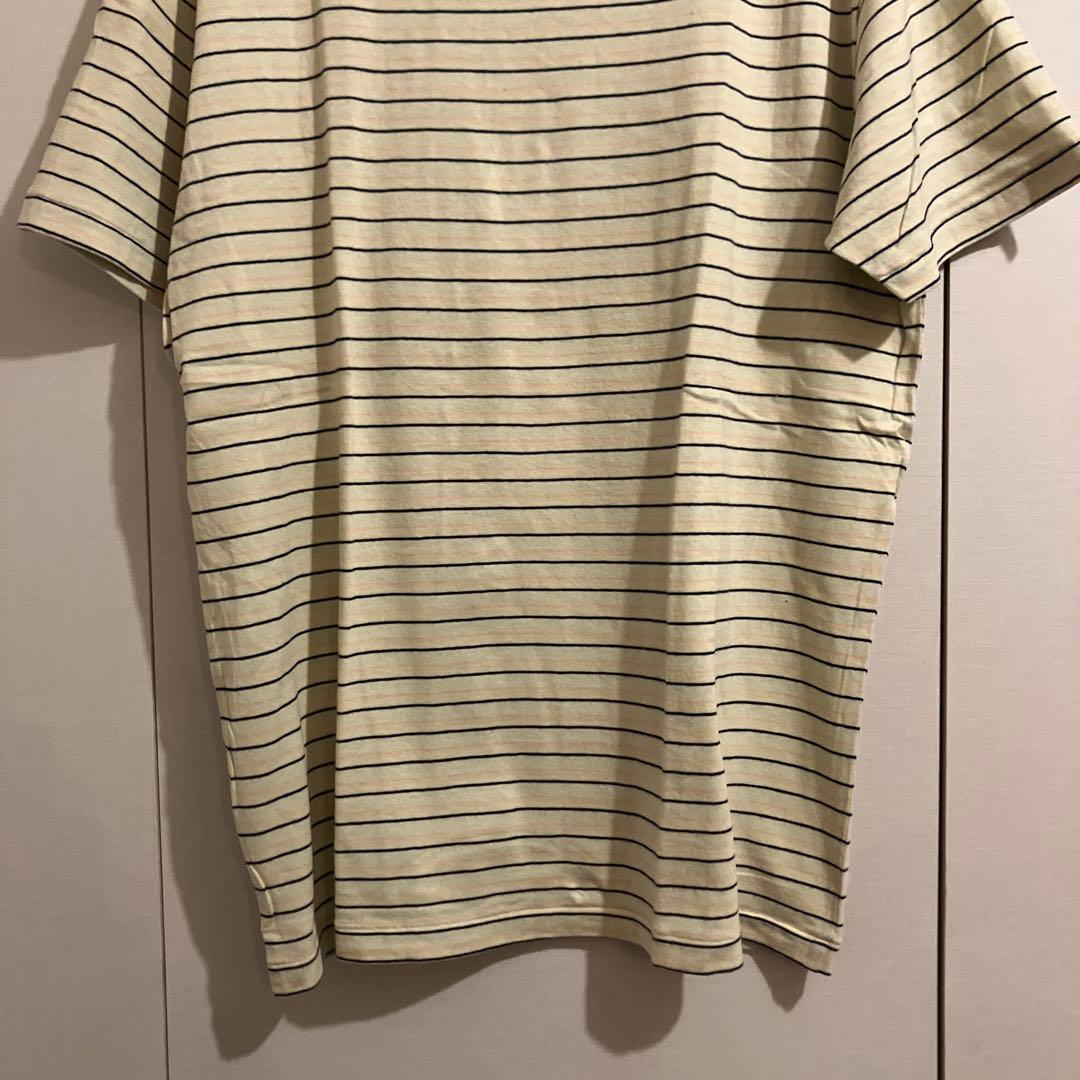 Butcher Products ボーダーtee 44 ライム×黒×橙×黄