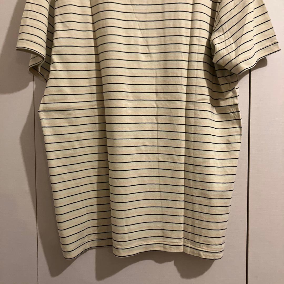Butcher Products ボーダーtee 44 ライム×黒×橙×黄