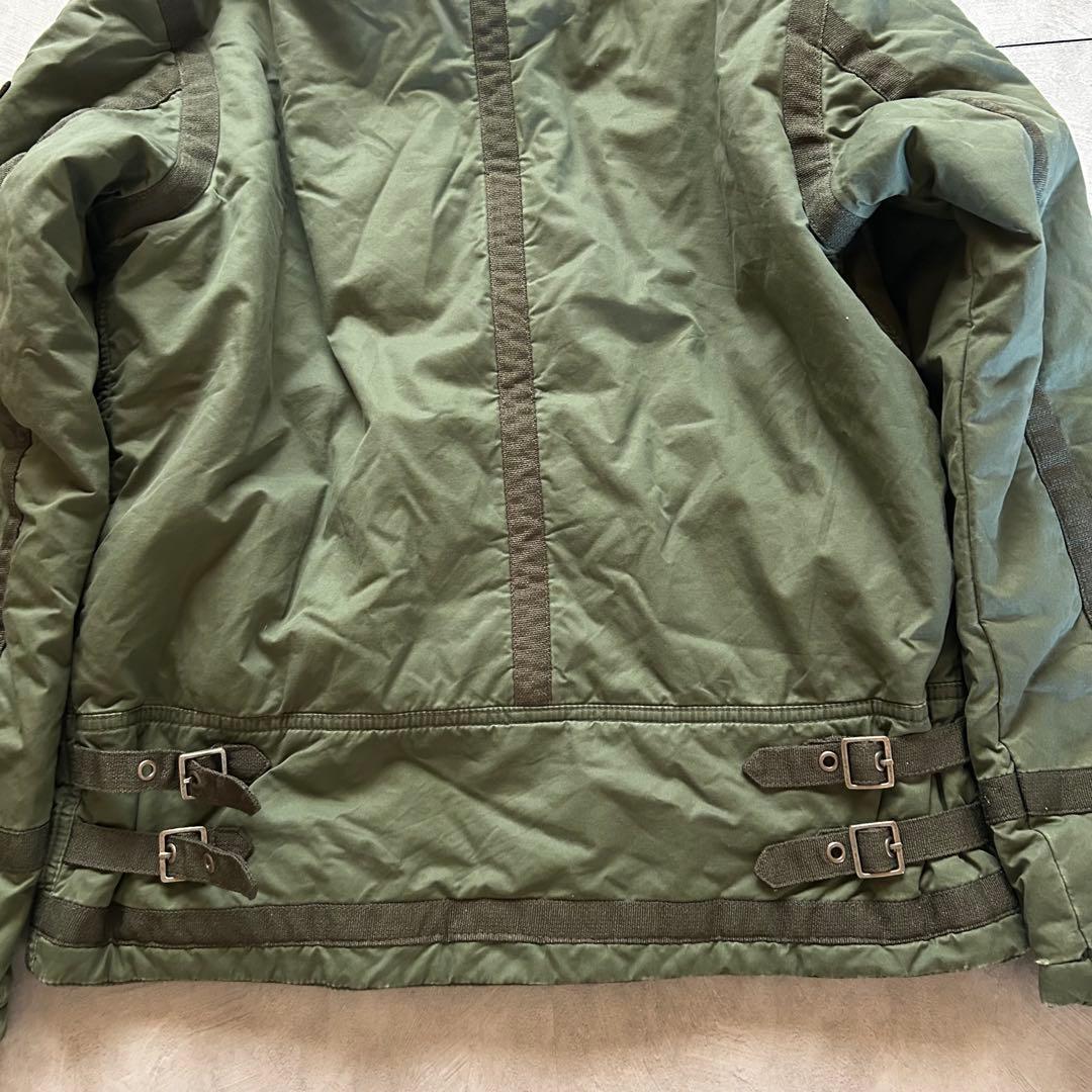 ジャケット・アウター diesel grunge fur military jacket khaki