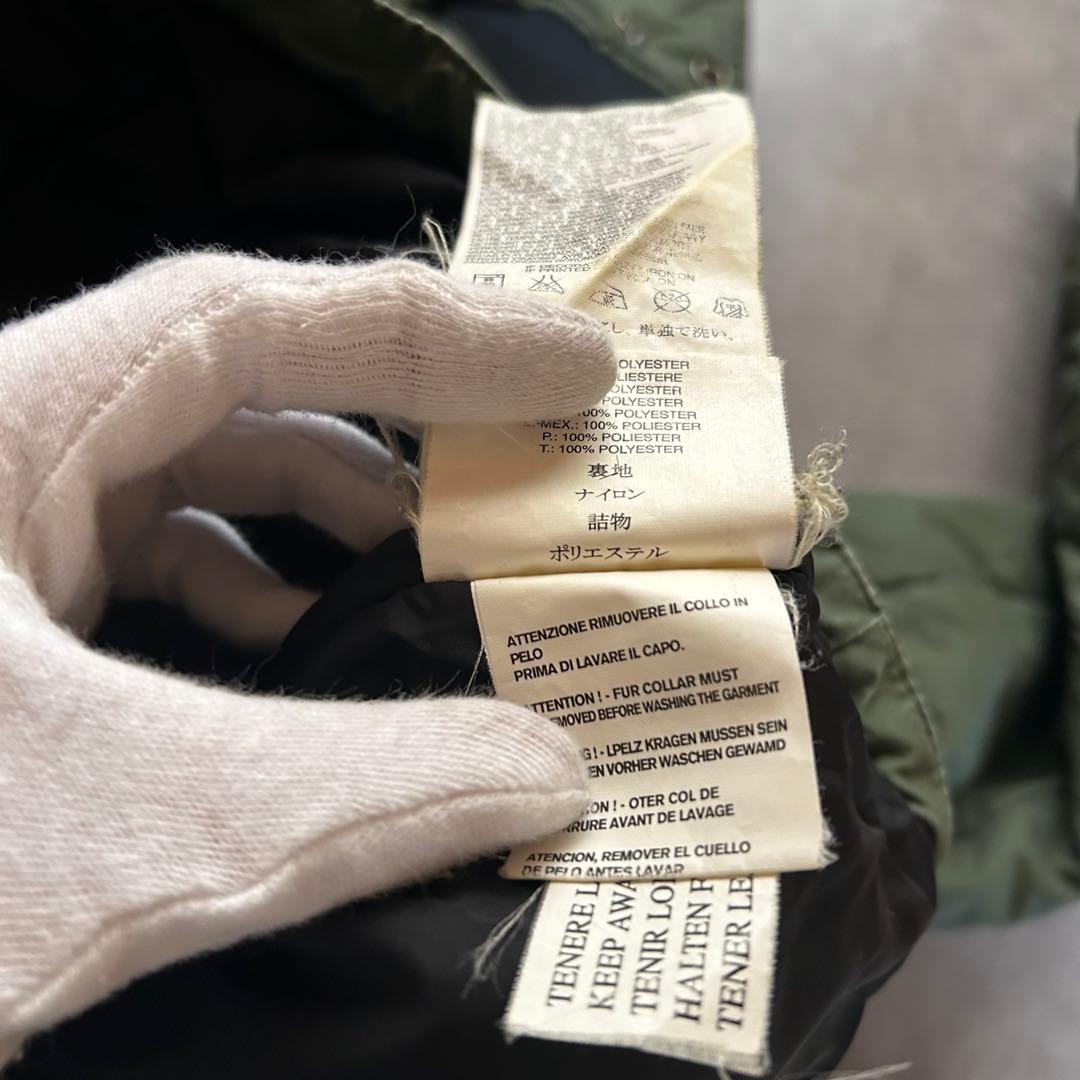 ジャケット・アウター diesel grunge fur military jacket khaki