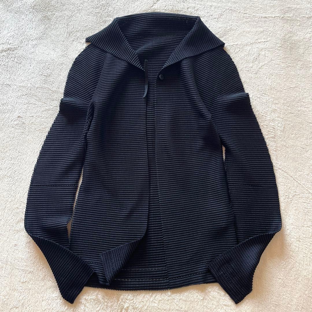 2点おまとめ極美品✨イッセイミヤケme ワッフル　プリーツ　カーディガン　羽織り