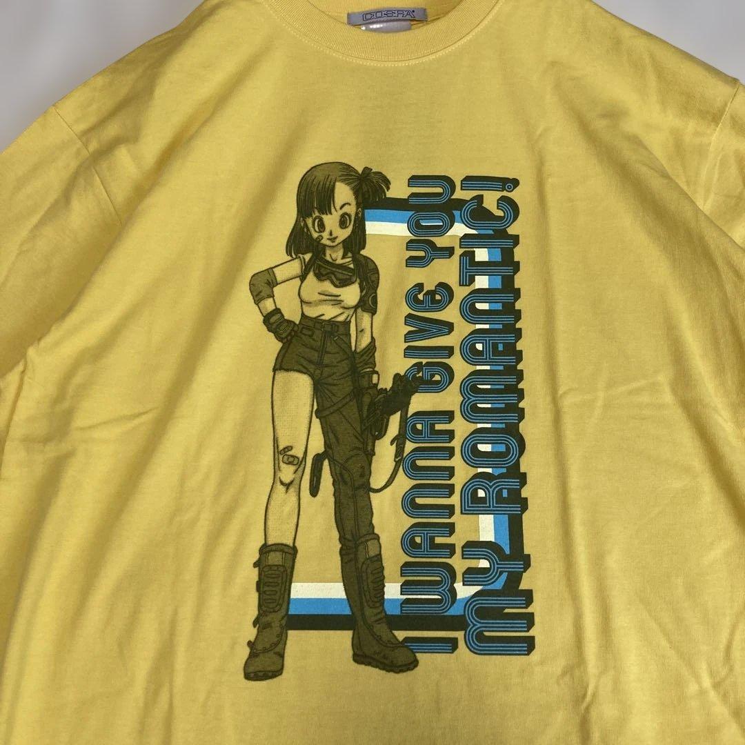 激レア希少 扉絵 タグ付きドラゴンボール ブルマ 鳥山明 Tシャツ　XLサイズ