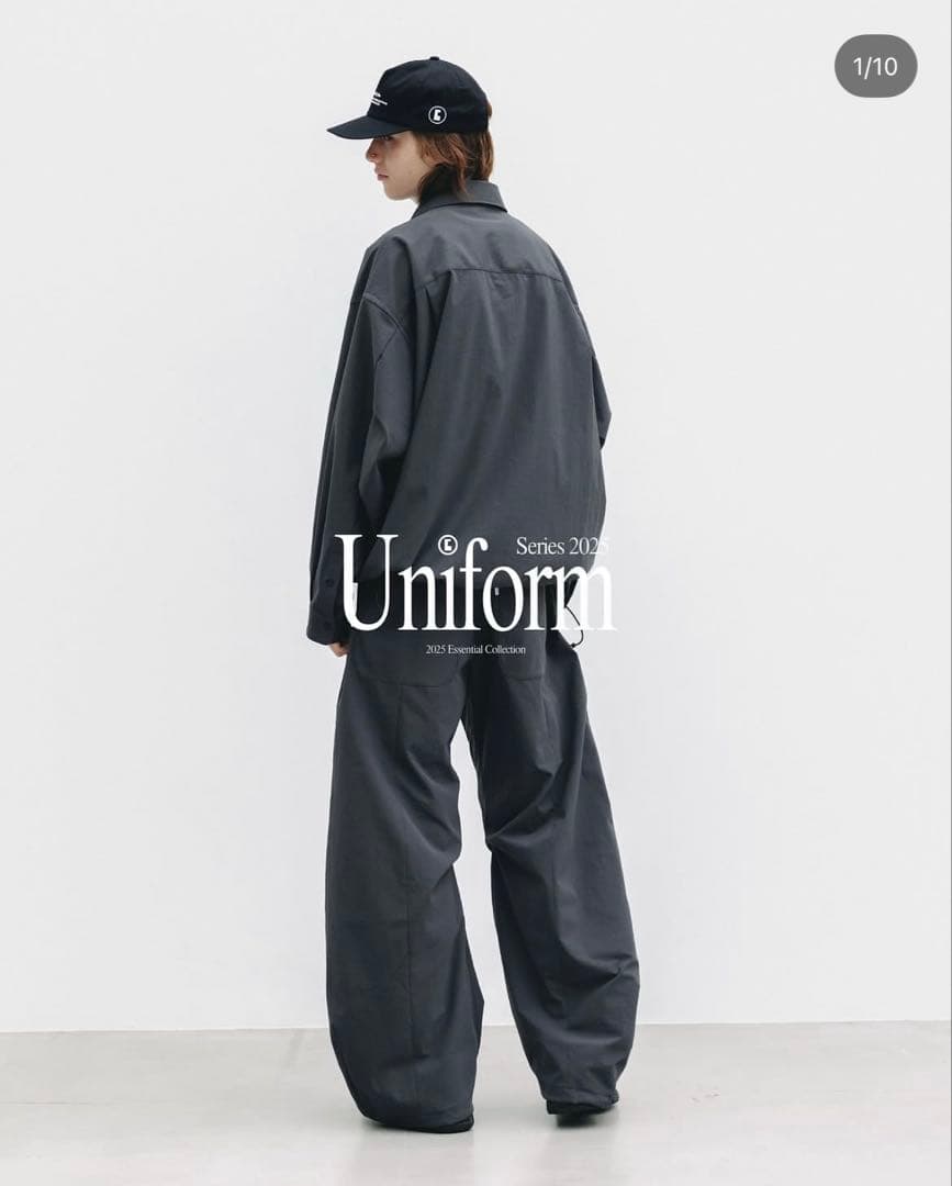 パンツ CLESSTE city uniform barrel leg pants