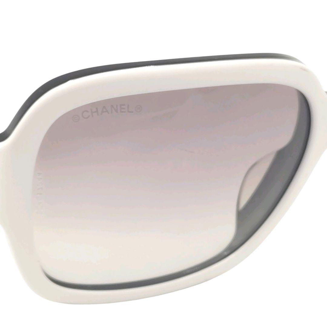CHANEL シャネル サングラス 5124 ココマーク マトラッセ ホワイト