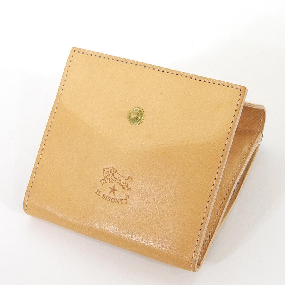 イルビゾンテ IL BISONTE C0423 120 Naturalがま口財布