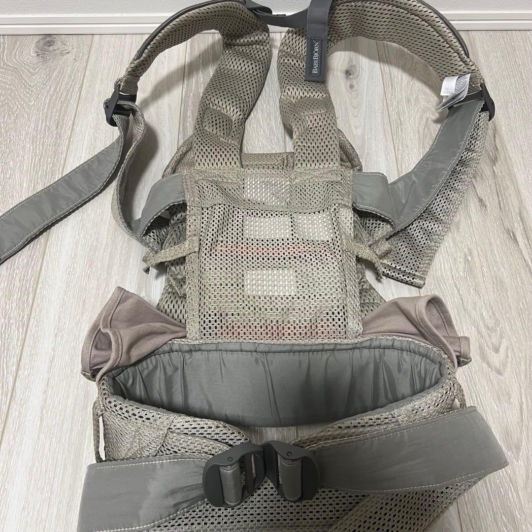 【美品】ベビービョルン 抱っこ紐 ワンカイエアー グレーベージュ
