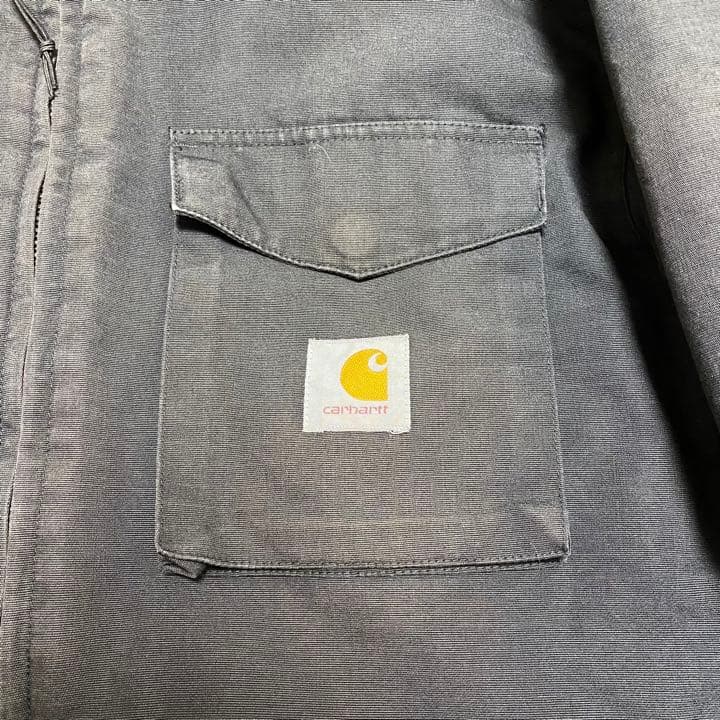 90s 古着 カーハート ブルゾン パーカー ロゴタグ ビッグシルエット