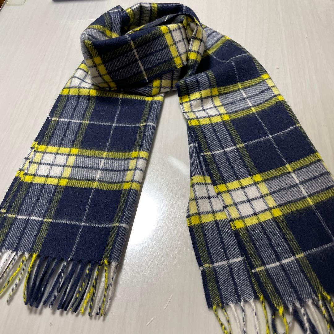 新品マッキントッシュフィロソフィー洗えるカシミヤ100%マフラー/ストール