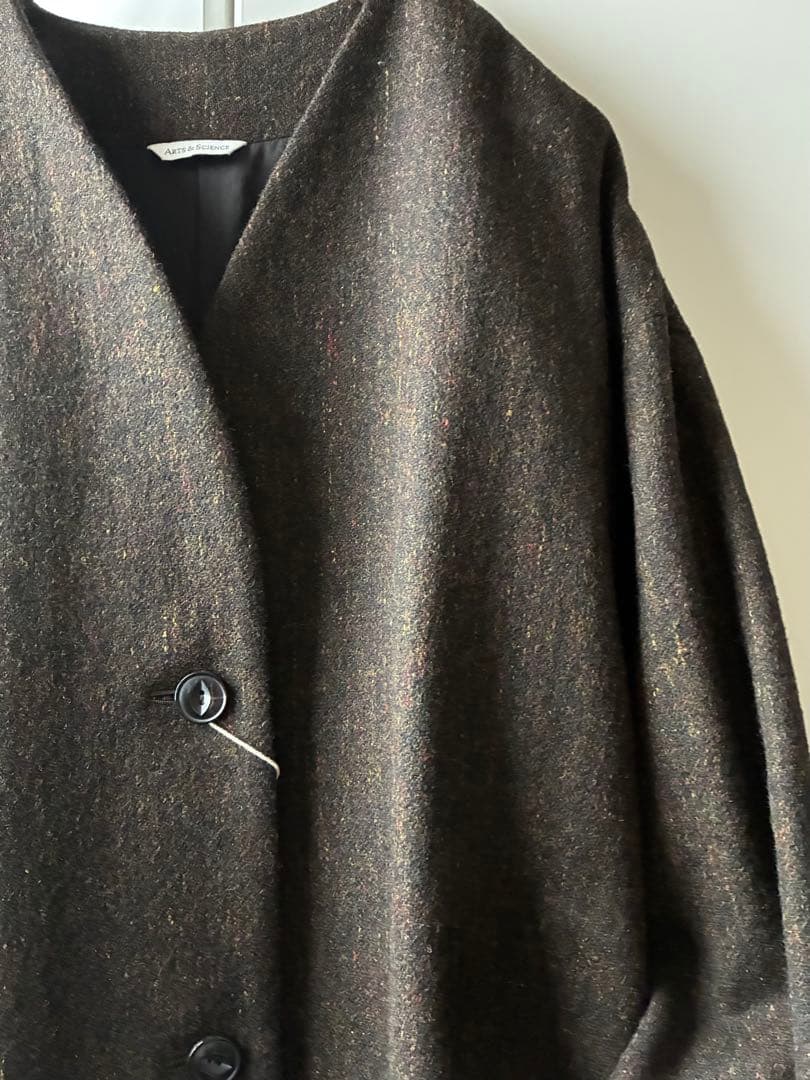 【新品】ARTS&SCIENCE / V neck boxy long coat
