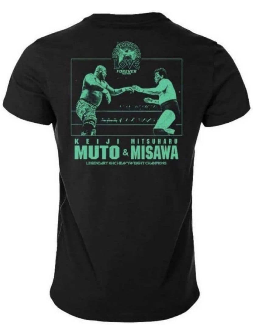 武藤敬司 三沢光晴 Tシャツ ノア プロレス 武藤　ベアー　チラシ＋おまけ