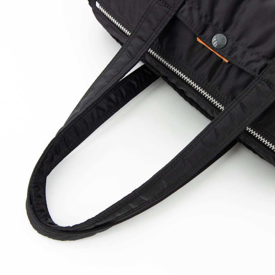 A117【美品】ポーター／タンカー　ミニボストンバッグ　ダッフル　ナイロン　黒