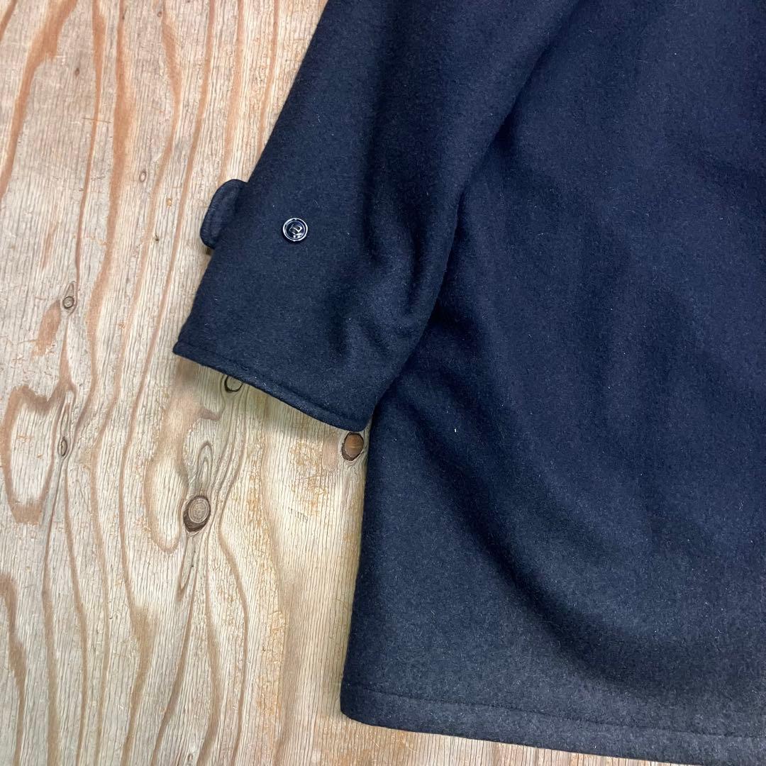 90s 中綿 ダッフル コート トラッド USA製 ネイビー VINTAGE