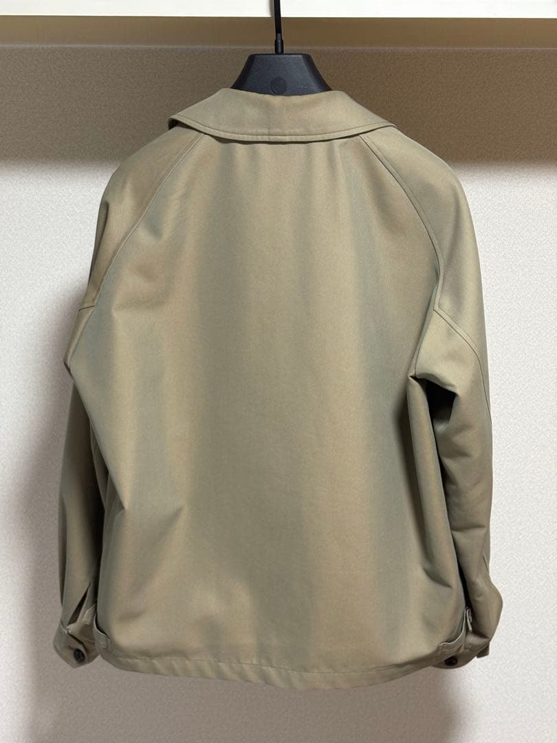 【BEAMS F】コットンポリエステル ギャバジン ハリントンジャケット