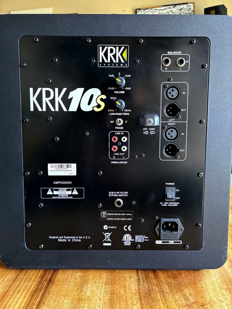 【値下げ/配送方法変更】KRK 10s パワードサブウーファー