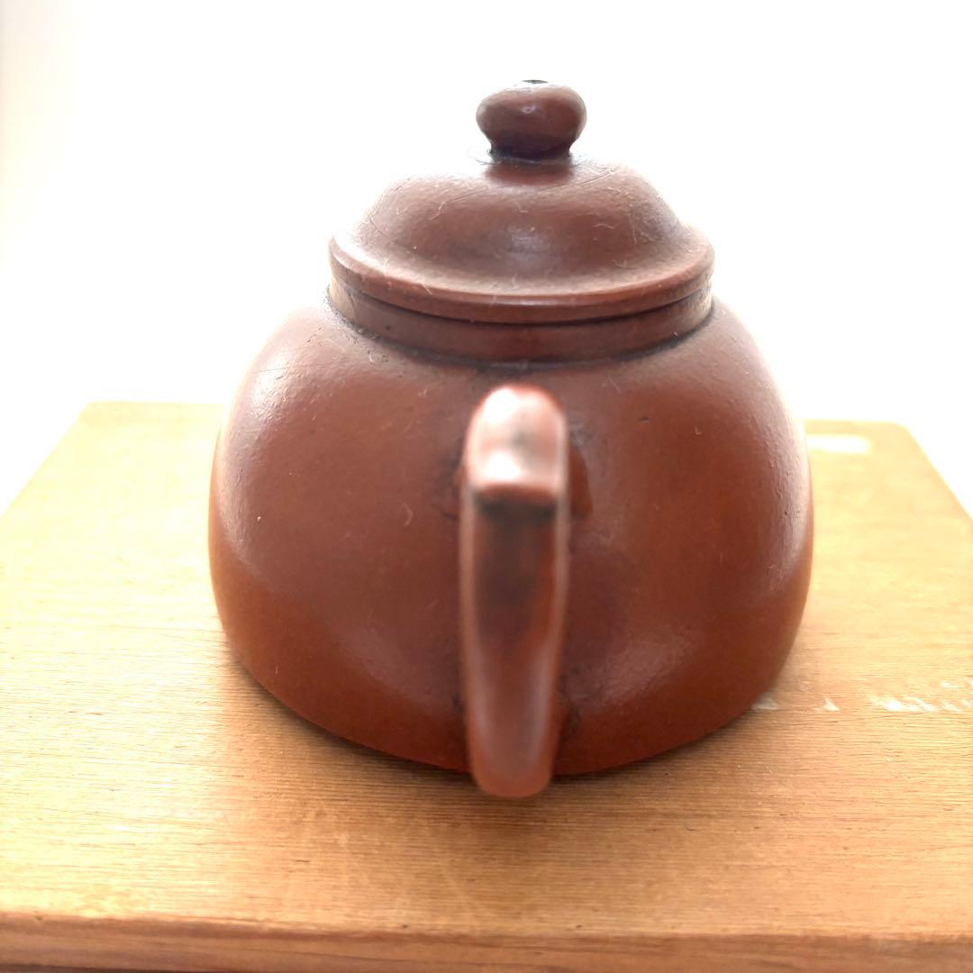 中国　朱泥茶器　急須　孟臣　紫砂壺