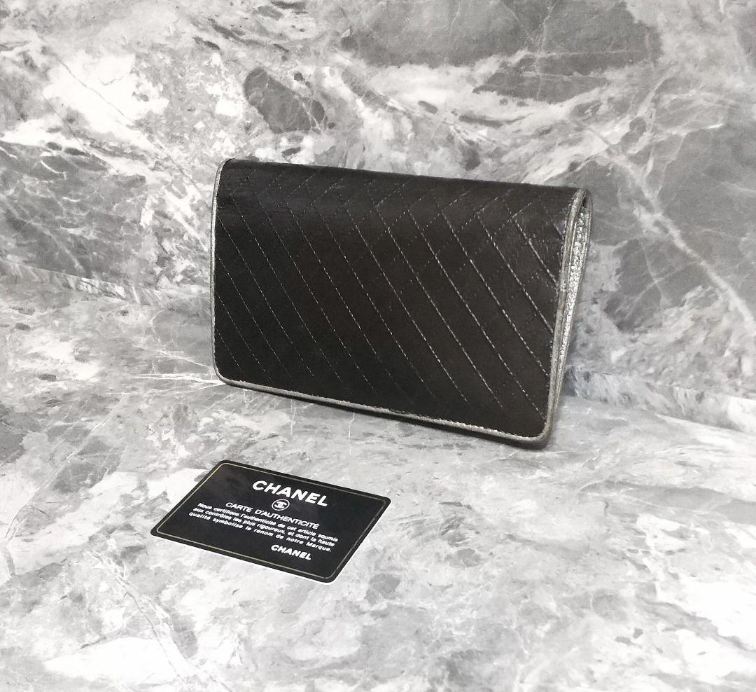 【正規品】CHANEL（シャネル）ピコローネ2つ折り長財布