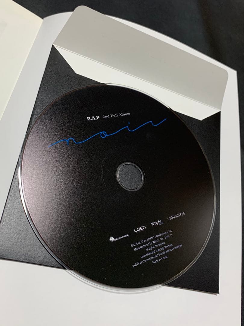 B.A.P 2nd Full Album NOIR 通常盤