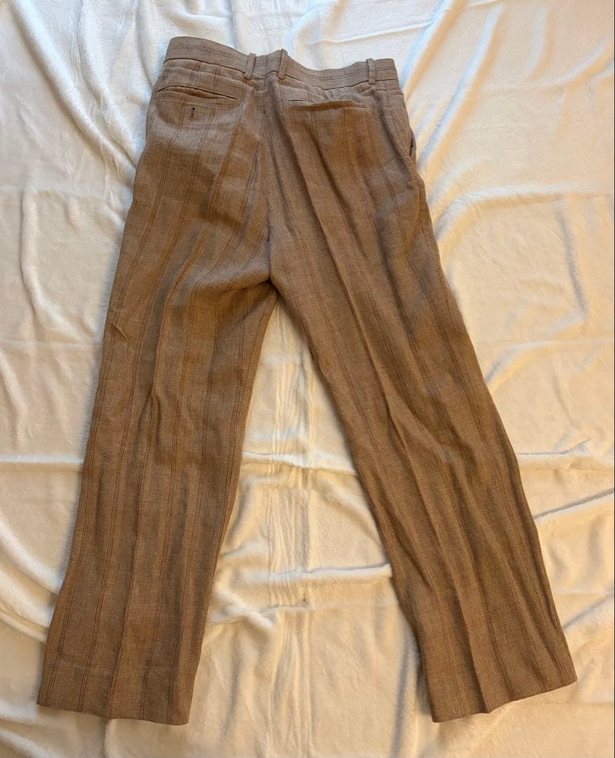 AURALEE LINEN WOOL SILK SHARK SKINセットアップ
