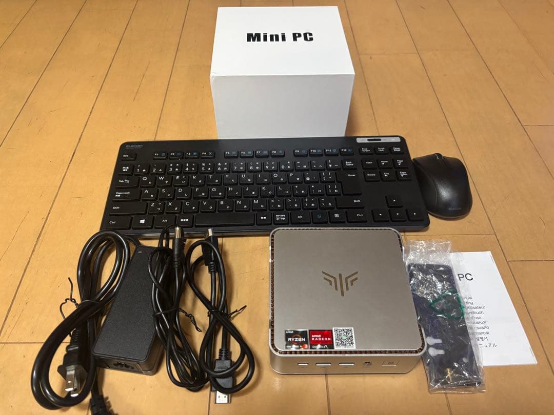 NiPoGi ミニPC AMD 4300U 16GB 256GB 周辺機器セット