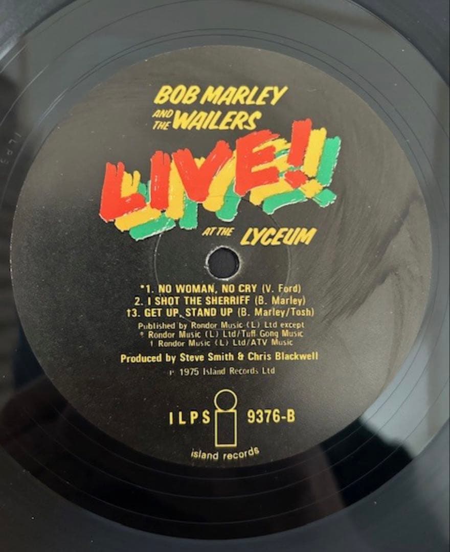 Bob Marley and The Wailers LIVE! UKオリジナル