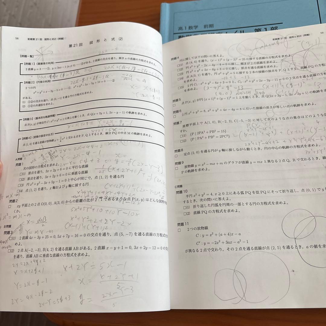 鉄緑会 数学発展講座 I／II 高1前期・後期 4冊セット 2022年